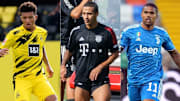 Jadon Sancho, Thiago Alcantara, Douglas Costa