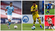 Mahrez, Sancho ,Aubameyang et Florenzi.