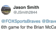 Atlanta Braves fans are not happy that Brian McCann's bobblehead night was postponed