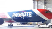 The New England Patriots' plane is being put to good use