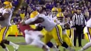 LSU guard Damien Lewis owning Arkansas