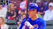 Chicago Cubs slugger Anthony Rizzo mic'd up against the Los Angeles Angels