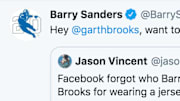 Barry Sanders, the Detroit Lions legend and former NFL star, apparently is not known by the newer generations.