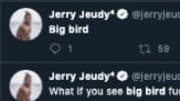 Old Jerry Jeudy tweets about Big Bird are simply absurd. 