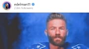 Julian Edelman gave fans a glimpse of a potential new jersey.