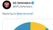 The DC Defenders found a way to troll Darren Rovell after the XFL suspended operations.