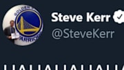 Warriors head coach Steve Kerr took yet another swipe at the President.