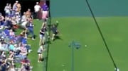 Chicago Cubs fan went all out to retrieve Javier Baez's home run ball. 