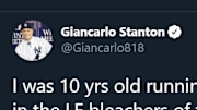 Giancarlo Stanton's memories of Dodger Stadium are awesome
