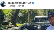Miguel Andujar put on some weight during the coronavirus hiatus.