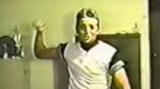 Kevin Millar dances as the Rally Karaoke Guy for the Boston Red Sox