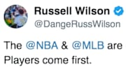 Seattle Seahawks QB Russell Wilson tweets in objection to latest NFL CBA proposal.