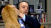 Jeff Van Gundy and his cat.