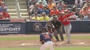 St. Louis Cardinals SS Paul DeJong hits two-run homer against the Houston Astros