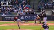 Gleyber Torres tattooed an opposite field bomb against the Tigers in the Yankees Spring Training matchup on Saturday.
