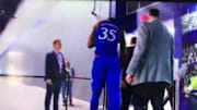 Udoka Azubuike didn't look to be in good shape heading back to the locker room.