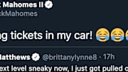 Kansas City Chiefs QB Patrick Mahomes had a perfect response to his girlfriend's traffic violations.