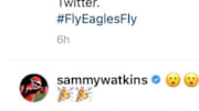 Sammy Watkins seems to be down with a move to the Philadelphia Eagles.