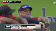 Michael Chavis's mom does not play around