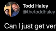 Former NFL coach Todd Haley can't understand why he still isn't verified on Twitter.