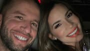 JJ Barea junto a su esposa
