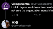 Minnesota Vikings safety Jayron Kearse made a bit of an announcement about his future Friday on Twitter