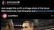 An old photo of current 49ers GM John Lynch and head coach Kyle Shanahan from 2007
