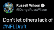 Russell Wilson remembers all the doubters who dismissed his talent ahead of the 2012 NFL Draft.