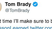 Tampa Bay Bucs QB Tom Brady's Twitter Account