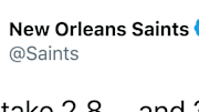 The New Orleans Saints got in another dig at their NFC South rivals