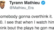 Kansas City Chief safety Tyrann Mathieu's Twitter account