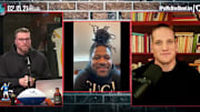 Pacman Jones with Pat McAfee and AJ Hawk.