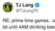 Former Packers OL TJ Lang reminisces about beating the Vikings.