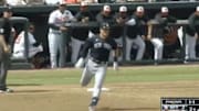 Luke Voit pimped a supposed home run...but the ball bounced off the wall and turned into a single.