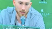 NBC Sports Boston trolls Gordan Hayward haters with on-screen graphic.