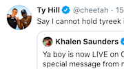 Tyreek Hill ripped his teammate Khalen Saunders' basketball ability