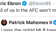 Eric Ebron wants Patrick Mahomes to pursue a baseball career so he doesn't have to play against him in the NFL.