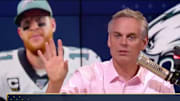 Fox Sports host Colin Cowherd discussing Carson Wentz on his show, The Herd.