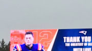 Robert Kraft and the New England Patriots didn't wait long to pay tribute to quarterback Tom Brady,.