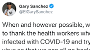 Gary Sanchez sends out a positive message amid the COVID-19 hysteria