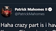 Kansas City Chiefs quarterback Patrick Mahomes admits to a funny mix-up