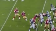 Jimmy Garoppolo sure relies on his running backs a lot in this highlight video