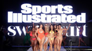 SI Swimsuit models on the runway at Miami Swim Week 2023.
