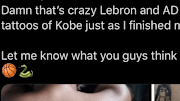 Los Angeles Laker fan gets Kobe Bryant tattoo