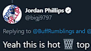 Buffalo Bills DT Jordan Phillips clapped back at a blog on Twitter saying he shouldn't be re-signed.