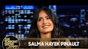 Salma Hayek Pinault Got Arrested at Sabrina Carpenter's Concert, Teaches Jimmy How to Pose