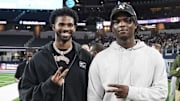 Shedeur Sanders and Cam Ward joke about starting up another football league overseas 