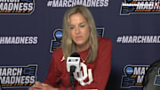 Watch: Oklahoma Coach Jennie Baranczyk's Pre-NCAA Tournament Press Conference