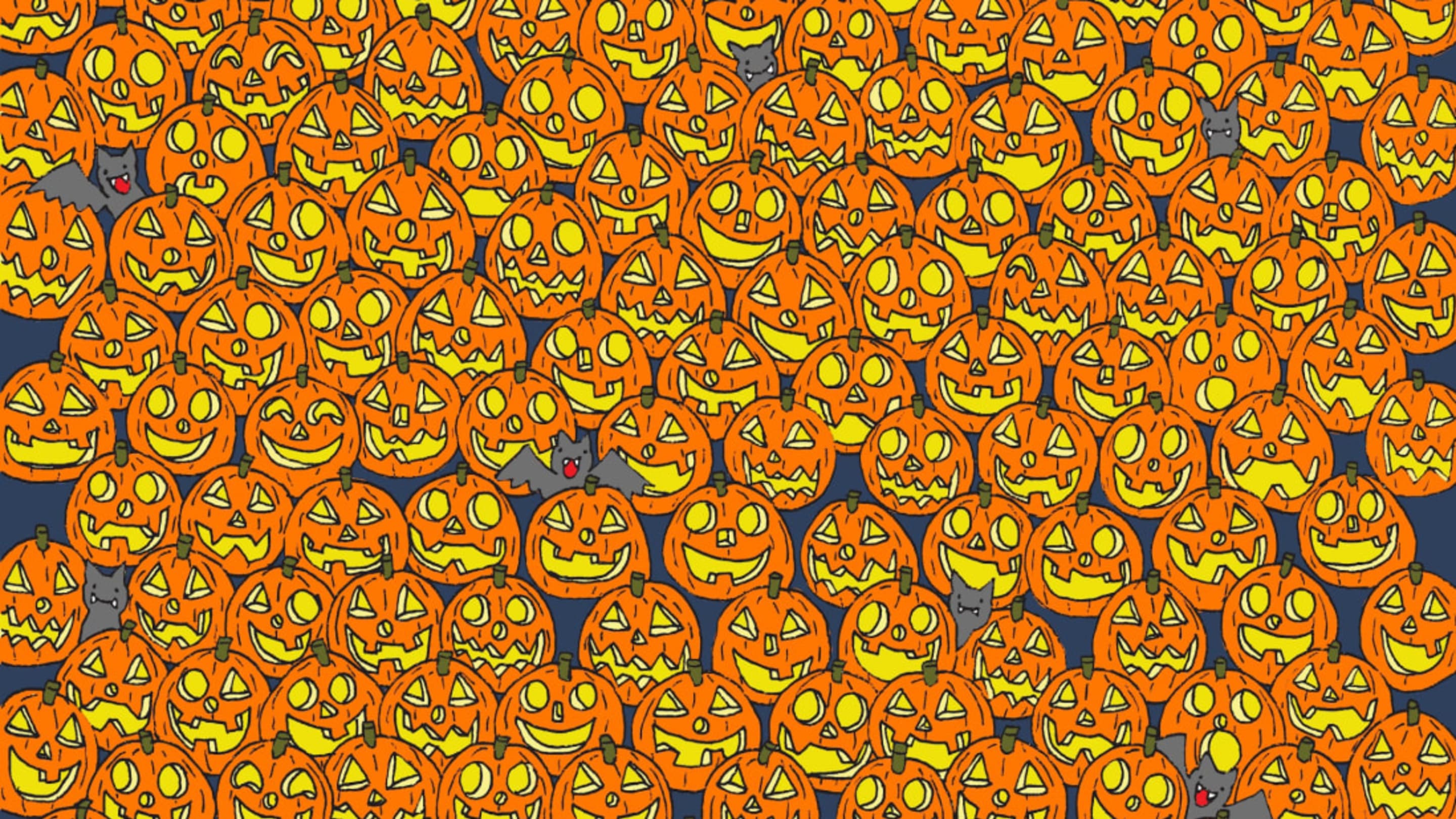 Can You Spot the Nose-Less Jack-o'-Lantern?