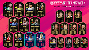 W 23 It's that time of the week again, with EA Sports' FIFA 19 releasing their brand new team of the week cards for Ultimate Team. For years now, gamers up and...